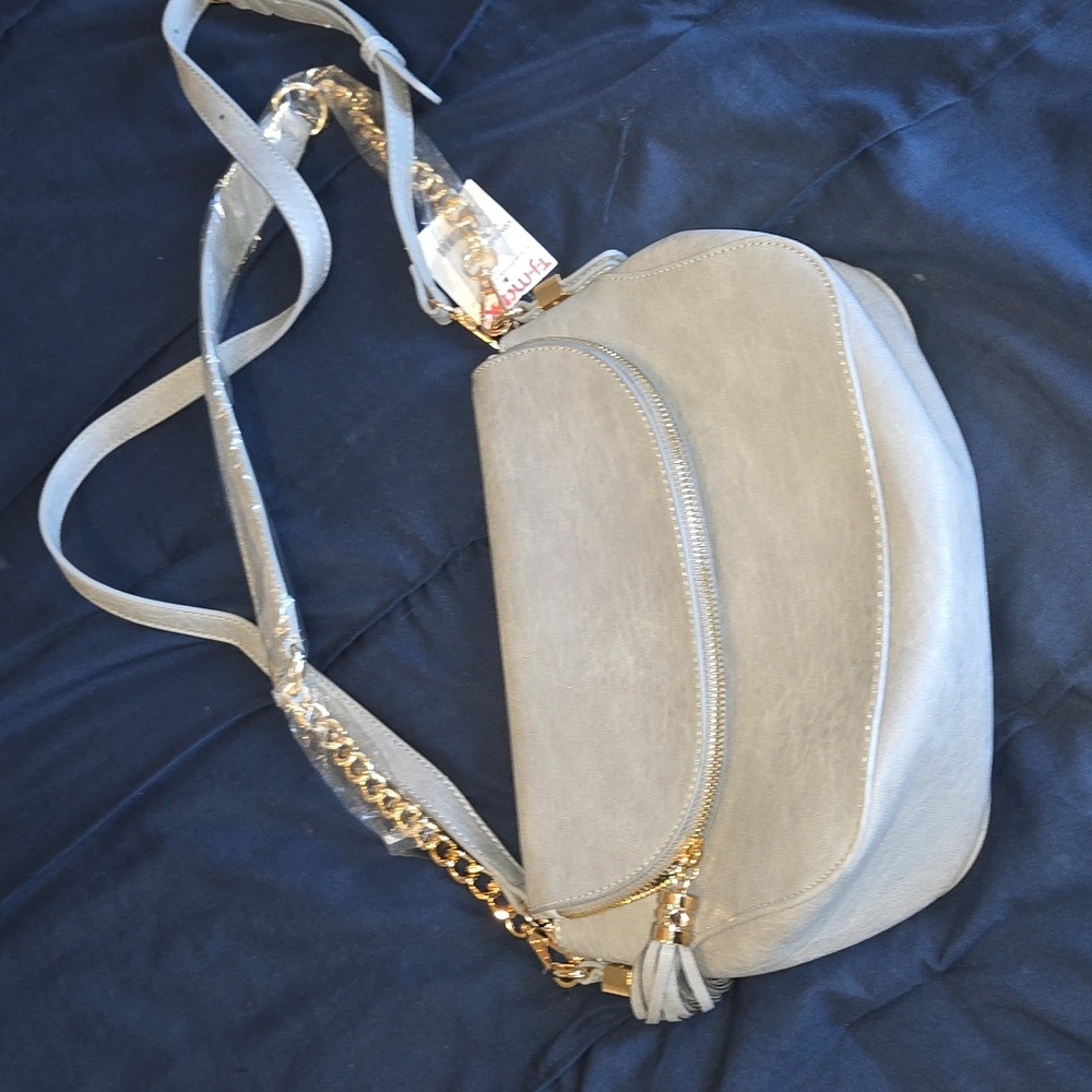 Madison West Gray Shoulder Bag